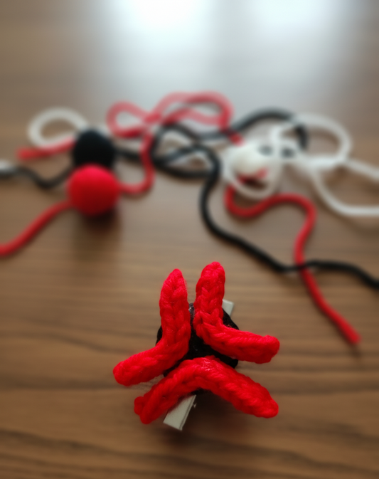 Handmade Crocheted Statement Hair Clip